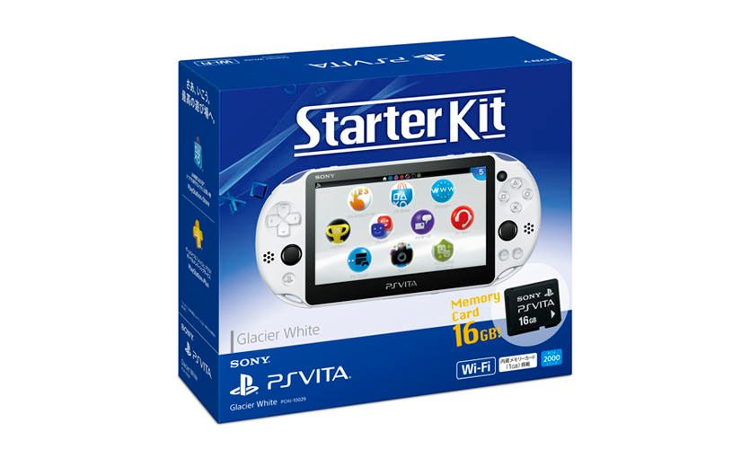 メモリーカード16GBがついてお得！ ｢PlayStation®Vita Starter