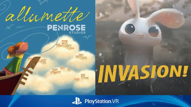 【PS VR】無料配信中の『Allumette』『Invasion！』で、360°広がるVRならではの映像世界を体感しよう！