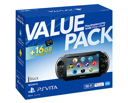 メモリーカード16GBが付いてお得！｢PlayStation®Vita 16GB バリュー ...