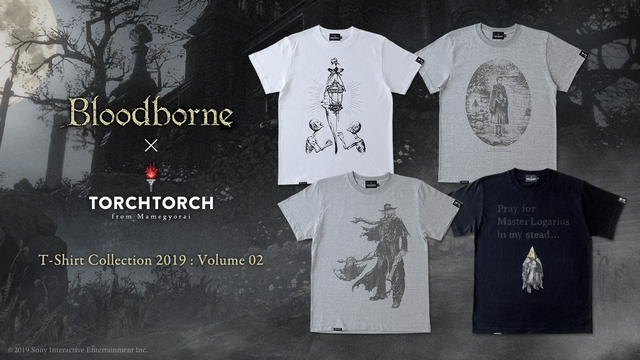 Bloodborne とアパレルブランド Torch Torch のコラボtシャツ 2ヶ月連続リリースの第二弾が登場 Playstation Blog 日本語