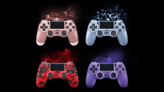 DUALSHOCK®4の新色4つを9月6日に、ワイヤレスサラウンドヘッドセットの新色を10月25日に数量限定で発売！