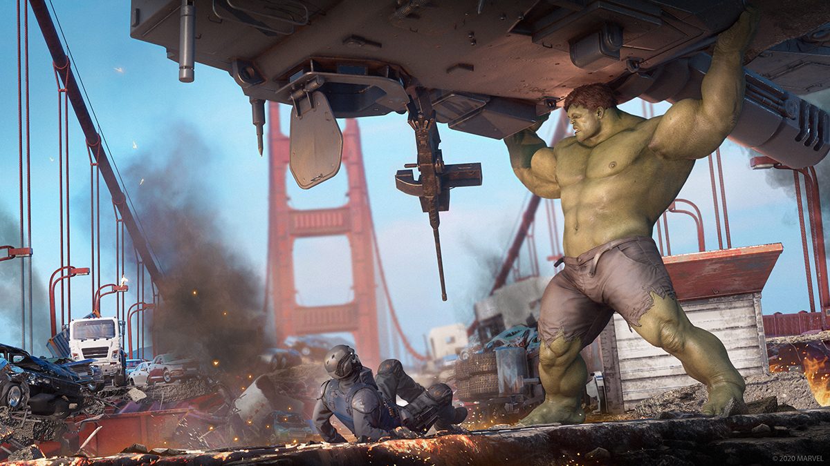 地を裂くハルク 空飛ぶアイアンマンになれる Marvel S Avengers アベンジャーズ ベータテスト先行レビュー Playstation Blog