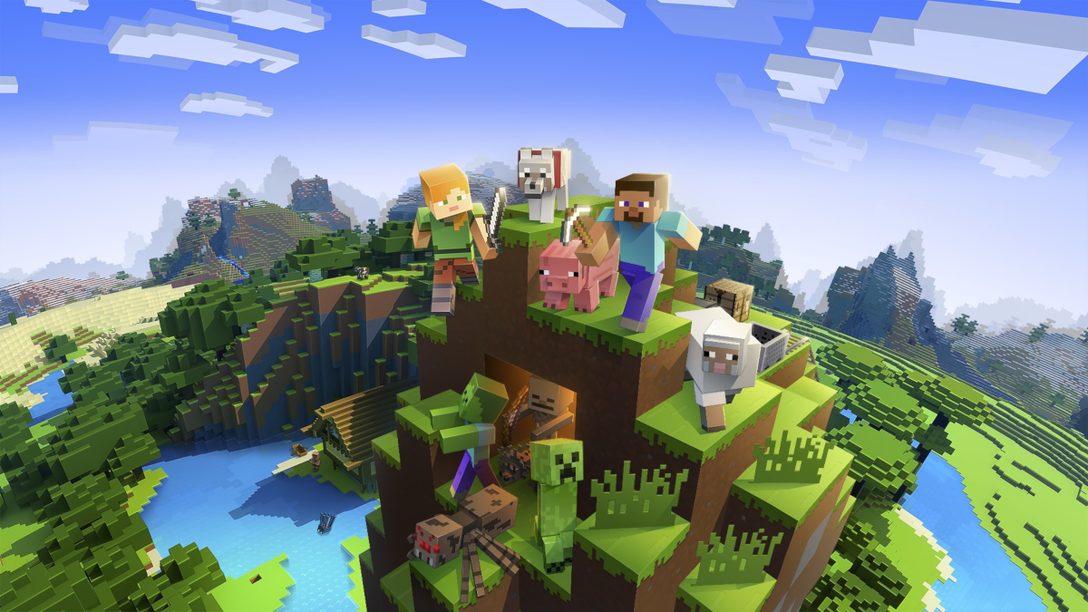 『Minecraft』がPlayStation®VRに登場！ お馴染みのブロック世界を最高の没入体験で楽しもう！