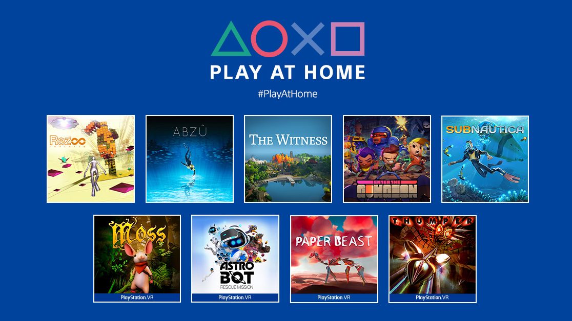 Play At Home｣イニシアチブ更新情報！ PlayStation®ゲーム10作品を今春 ...