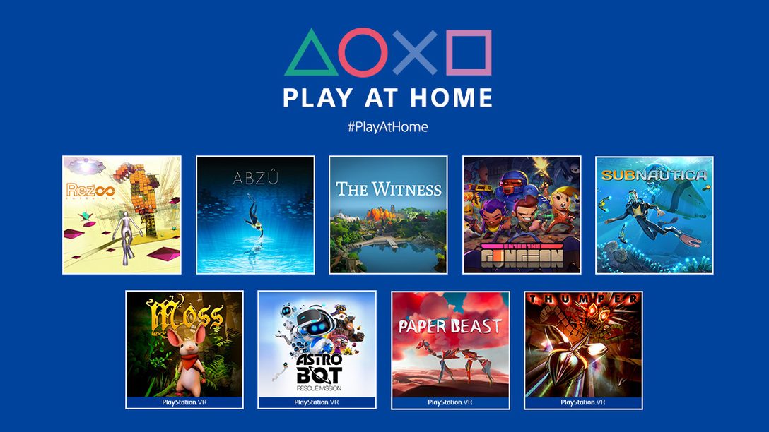 ｢Play At Home｣イニシアチブ更新情報！ PlayStation®ゲーム10作品を今春、期間限定・無料でお楽しみいただけます！