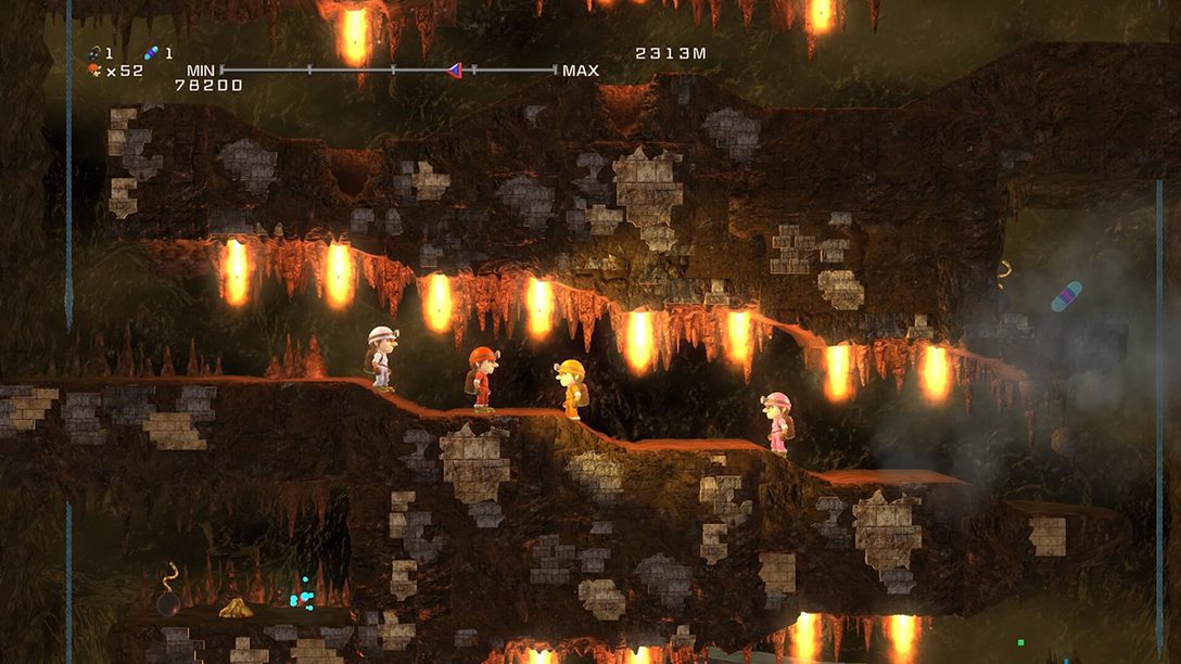 元祖みんなでスペランカー プレイレビュー 洞窟探険アクションがフルリメイク 新モード搭載で復活 Playstation Blog 日本語