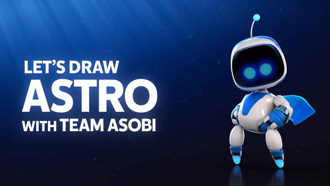 『ASTRO’s PLAYROOM』のかわゆいマスコット｢アストロ｣──開発スタジオTeam ASOBIが、アストロのお絵かき術を伝授します！