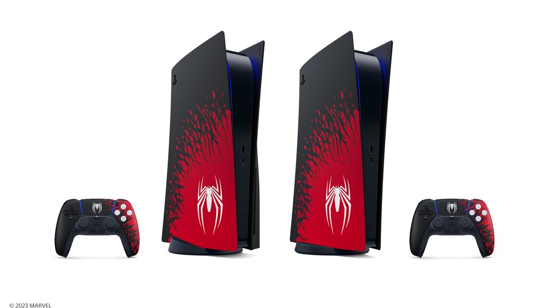 「PlayStation®5 “Marvel's Spider-Man 2” Limited Edition」や、特別デザインのコントローラー＆PS5用カバーを公開！