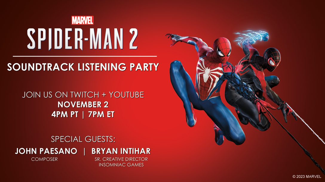 11月3日（金）『Marvel's Spider-Man 2』サウンドトラック視聴パーティーが開催！