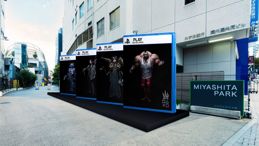 PlayStation®×King Gnu──3メートル超えのKing Gnu“ジャイアントパッケージ”が渋谷に登場！