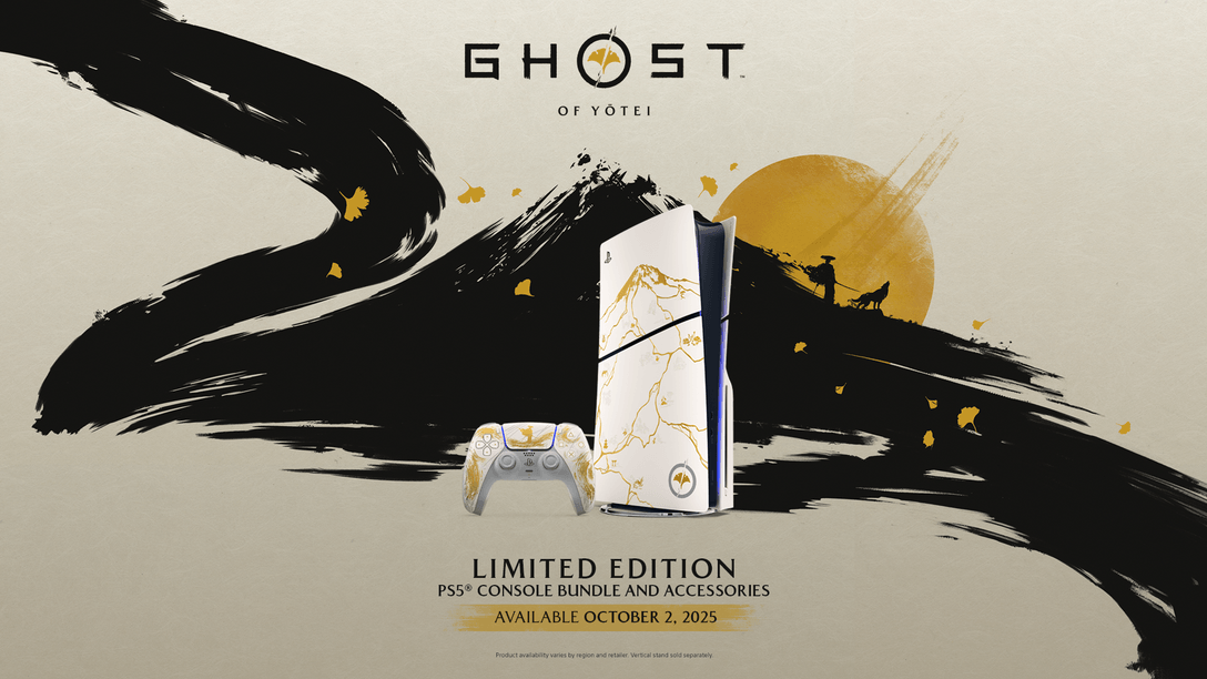 PlayStation®5 "Ghost of Yōtei" ゴールド リミテッドエディションのデザインを初公開！
